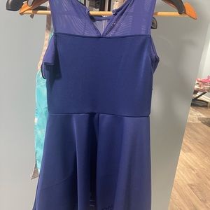 Disney girl’s descendants blue princess dress